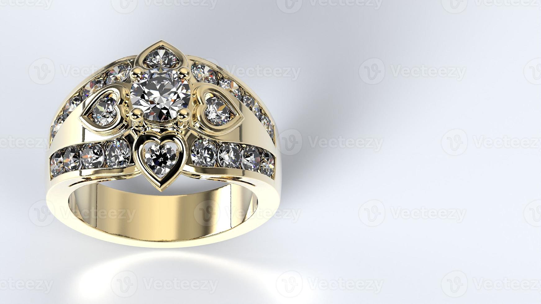 nozze, squillo, oro, d'argento, diamante, Fidanzamento, moda, matrimonio, calcolo, 3d rendere foto