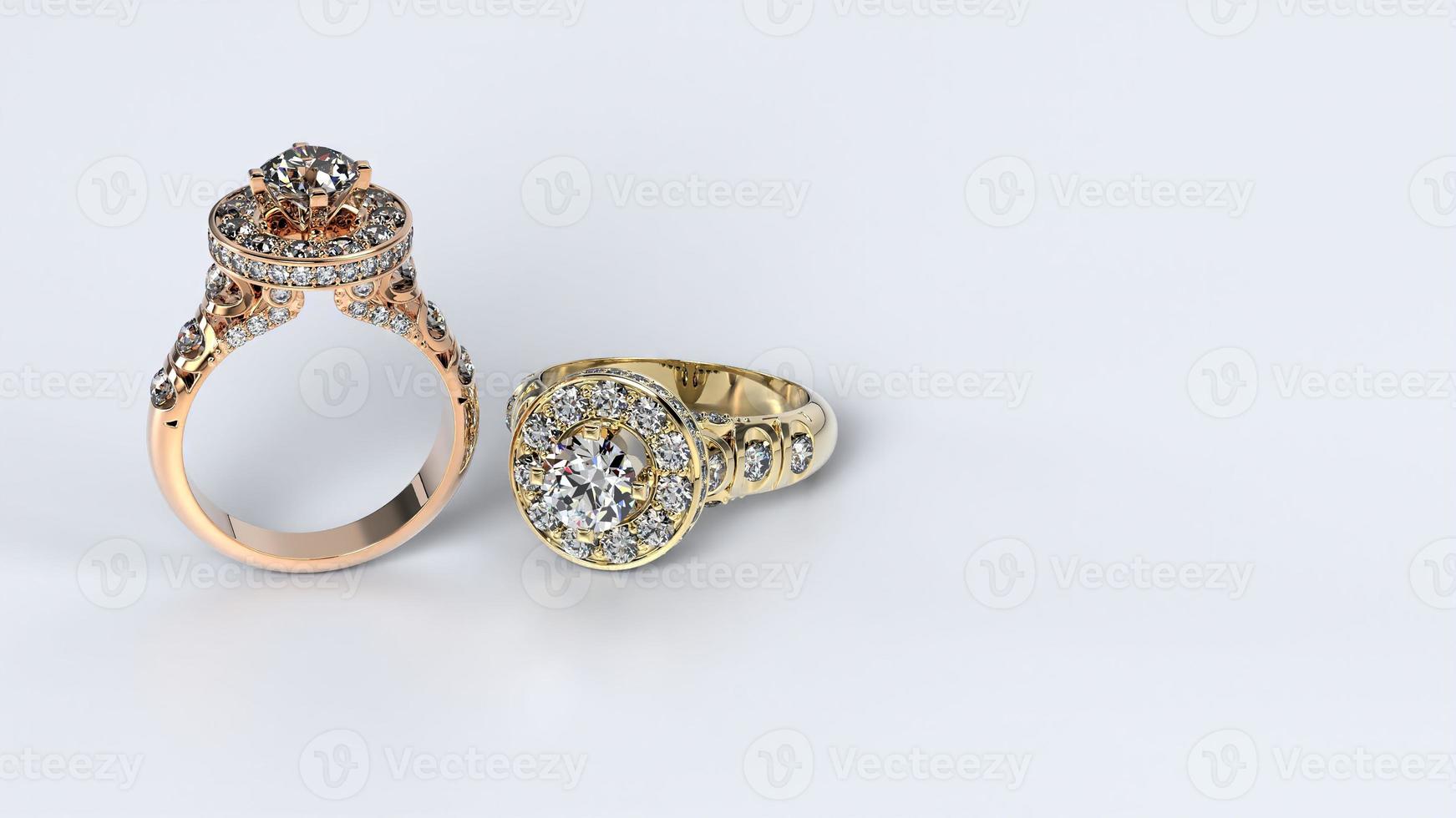 nozze, squillo, oro, d'argento, diamante, Fidanzamento, moda, matrimonio, calcolo, 3d rendere foto