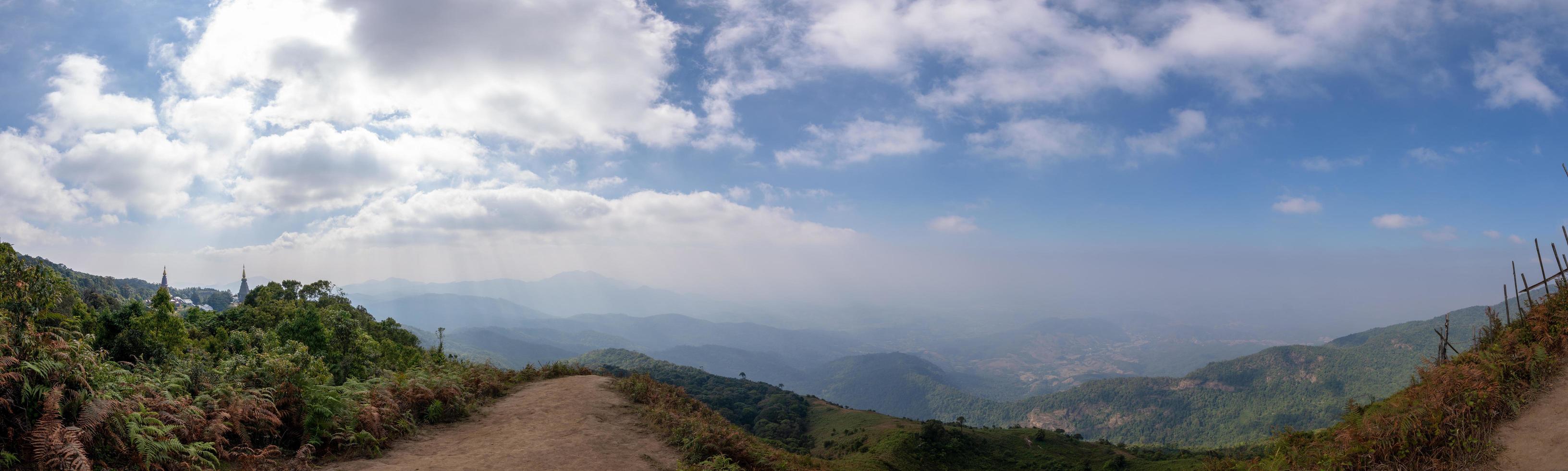 paesaggio a kew mae pan, thailandia foto