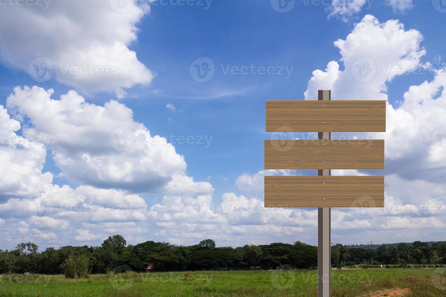 segno di legno bianco foto