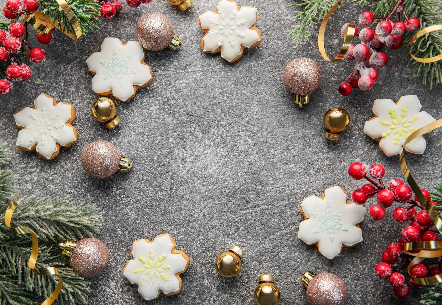 biscotti di panpepato fatti in casa di Natale foto