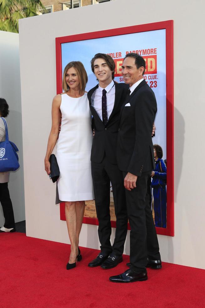 los angeles, 21 maggio - brenda strong, zak henri, tom henri alla prima blended al teatro cinese tcl il 21 maggio 2014 a los angeles, ca foto