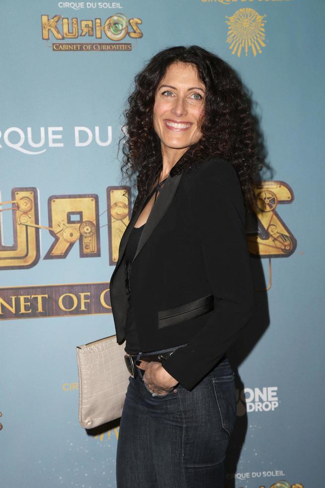 los angeles, dec 09 - lisa edelstein a il circo glaciale du soleil S curios, Consiglio dei ministri di curiosità a il schivare stadio su dicembre 09, 2015 nel los angeles, circa foto