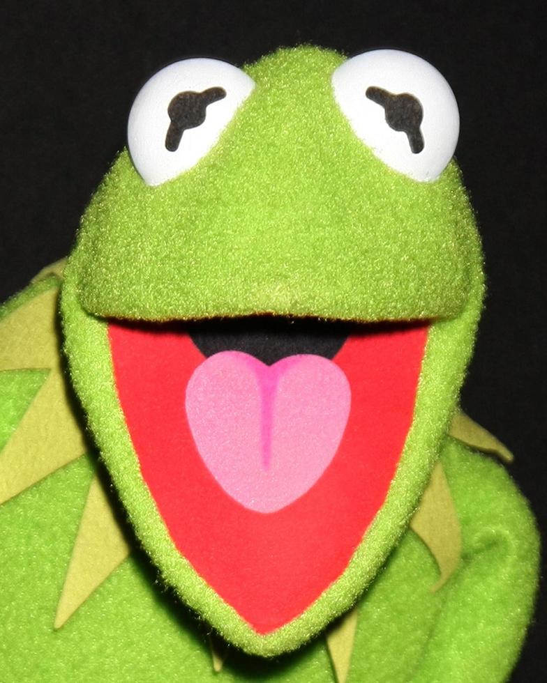 los angeles, nov 12 - kermit il rana arriva a il muppet mondo prima a EL capitano Teatro su novembre 12, 2011 nel los angeles, circa foto