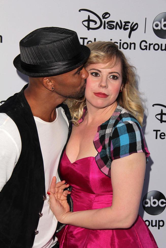 los angeles, Maggio 19 - shemar più, Kirsten vangsness a il disney media reti internazionale anticipazioni a walt disney studi su Maggio 19, 2013 nel burbank, circa foto