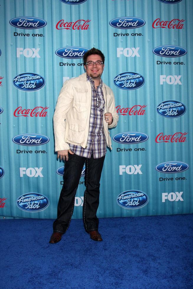 danny gokey in arrivo a il americano idolo superiore 13 festa a la zona nel los angeles, circa su marzo 5, 2009 foto