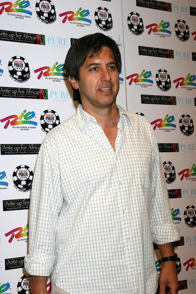 raggio Romano in arrivo a il ante su per Africa poker torneo a il 2008 mondo serie di poker, a il rio tutte suite Hotel e casinò nel las Las Vegas, nv luglio 2, 2008 2008 kathy hutchin hutchin foto