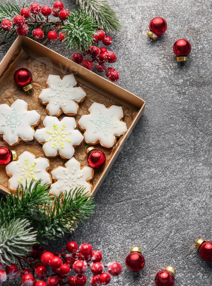 biscotti di panpepato fatti in casa di Natale foto