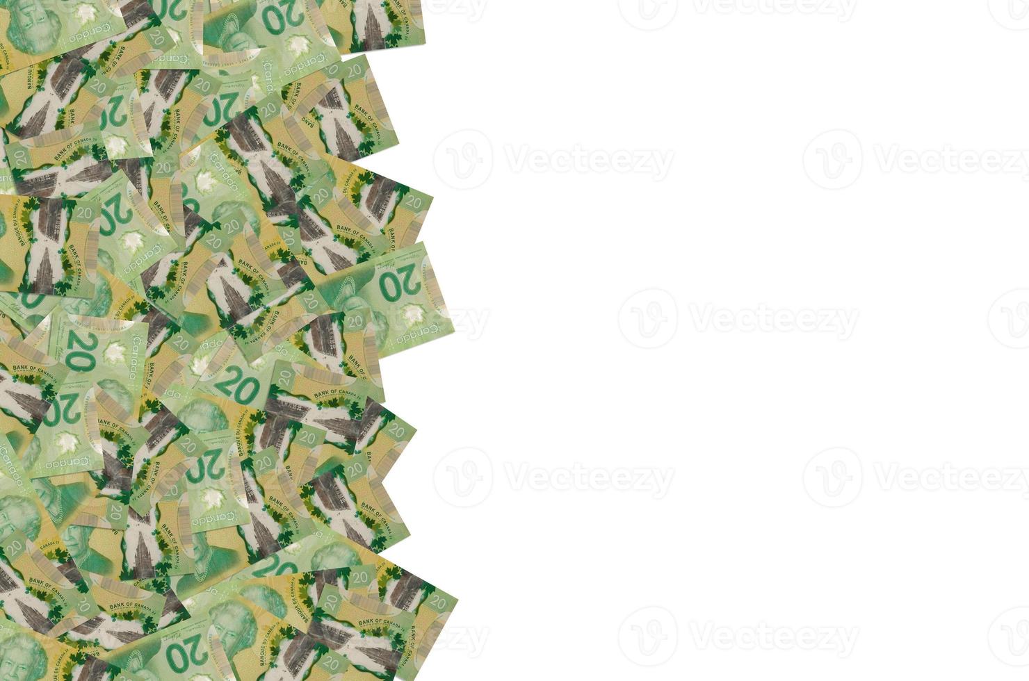 sua maestà Regina Elisabetta ii ritratto a partire dal Canada 20 dollari 2012 polimero banconota modello foto