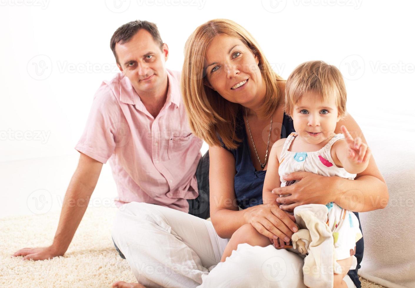 contento famiglia Visualizza foto
