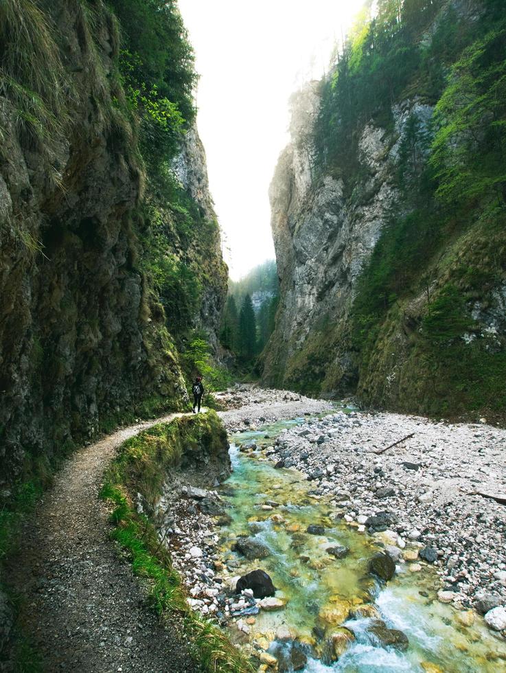 montagna rocciosa grigia durante il giorno foto