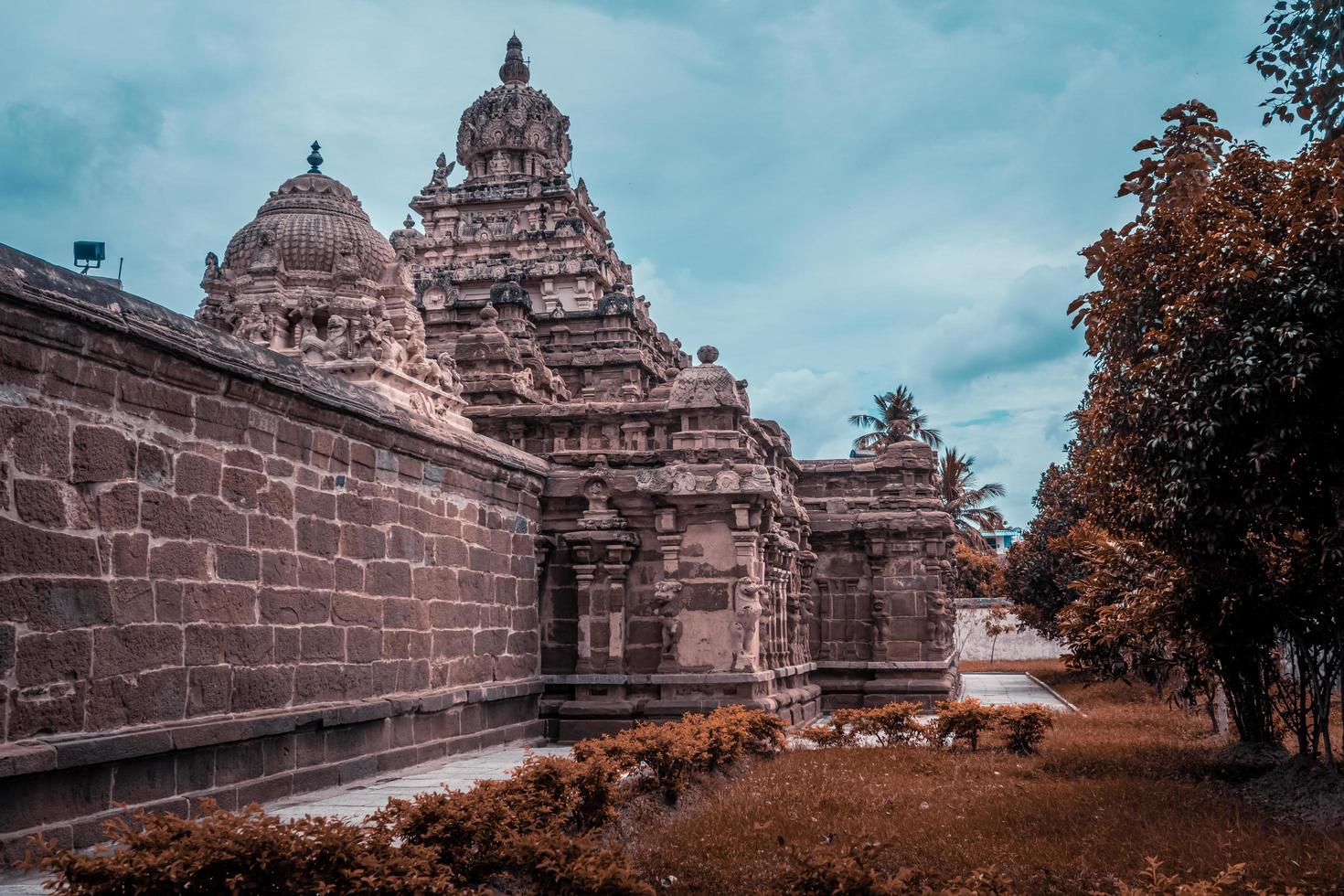 thiru parameswara vinnagaram o vaikunta perumal tempio è un' tempio dedito per vishnu, collocato nel kanchipuram nel il Sud indiano stato di tamil nadu - uno di il migliore archeologico siti nel India foto