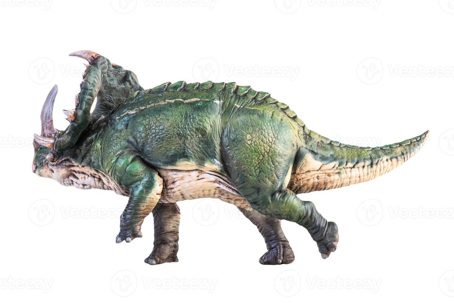 dinosauro , sinoceratopo isolato sfondo ritaglio sentiero foto