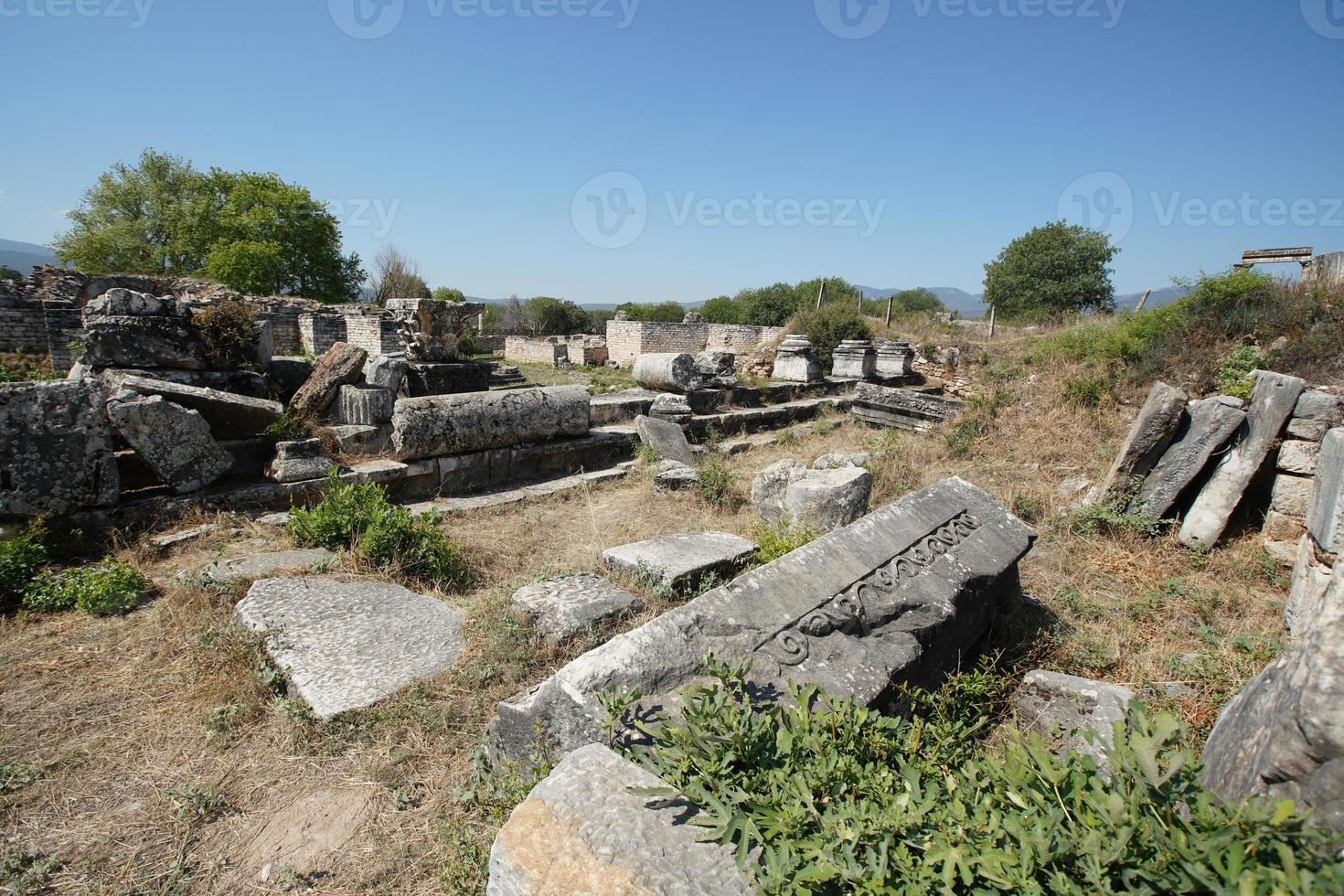 scuola di scultura nel afrodisia antico città nel aydin, turkiye foto