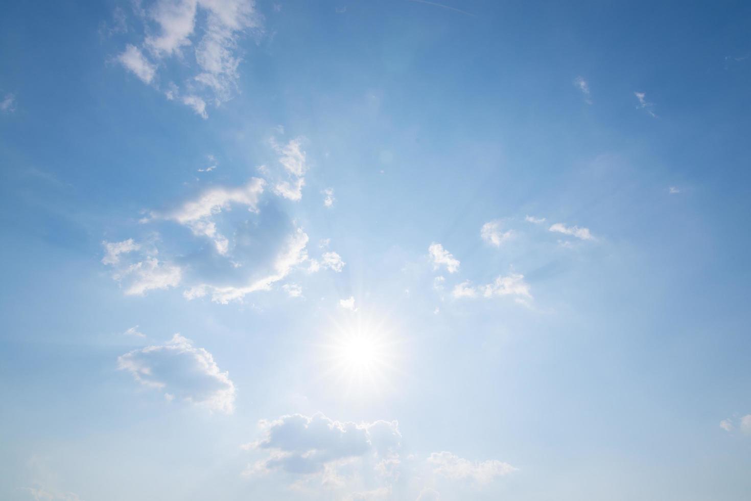 cielo blu e nuvole foto