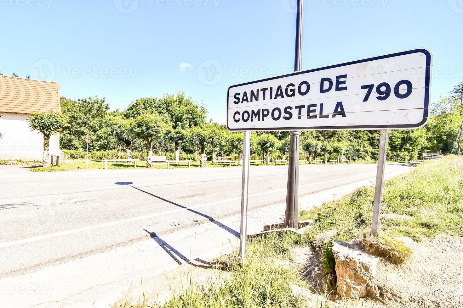 strada cartello nel Spagna foto