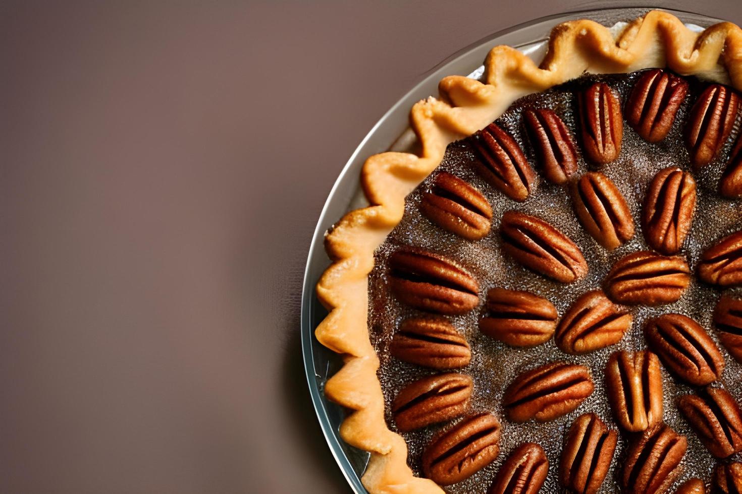 pecan torta dolce foto