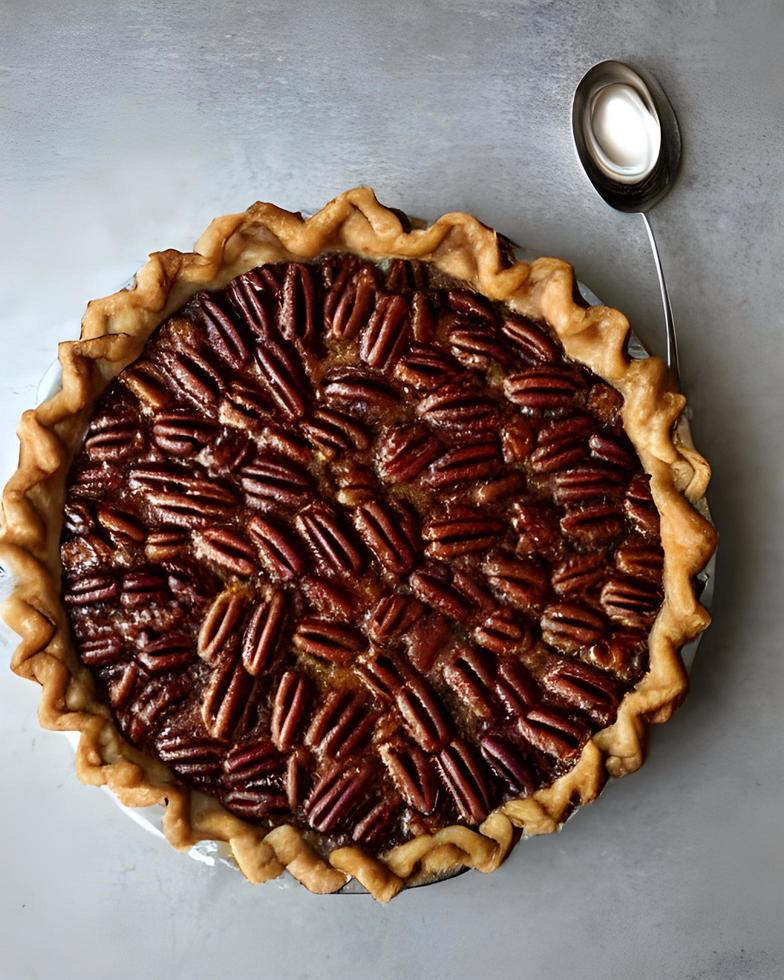 pecan torta dolce foto