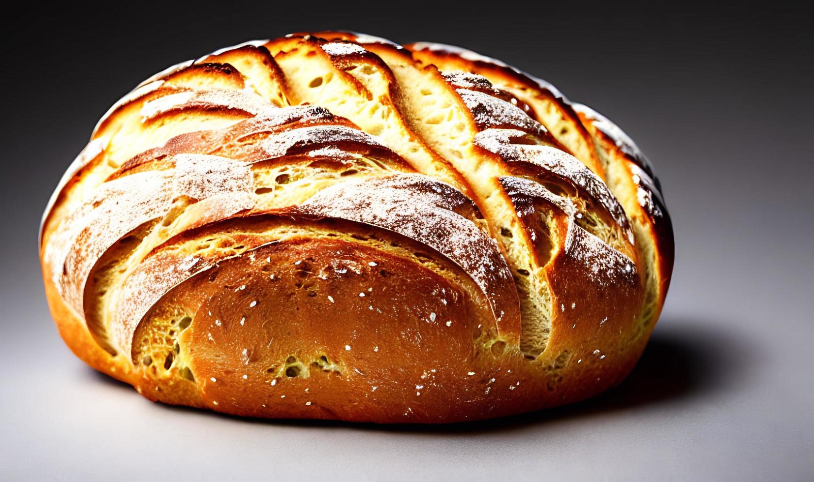 forno - tradizionale fresco caldo cucinato pane. pane vicino tiro. foto