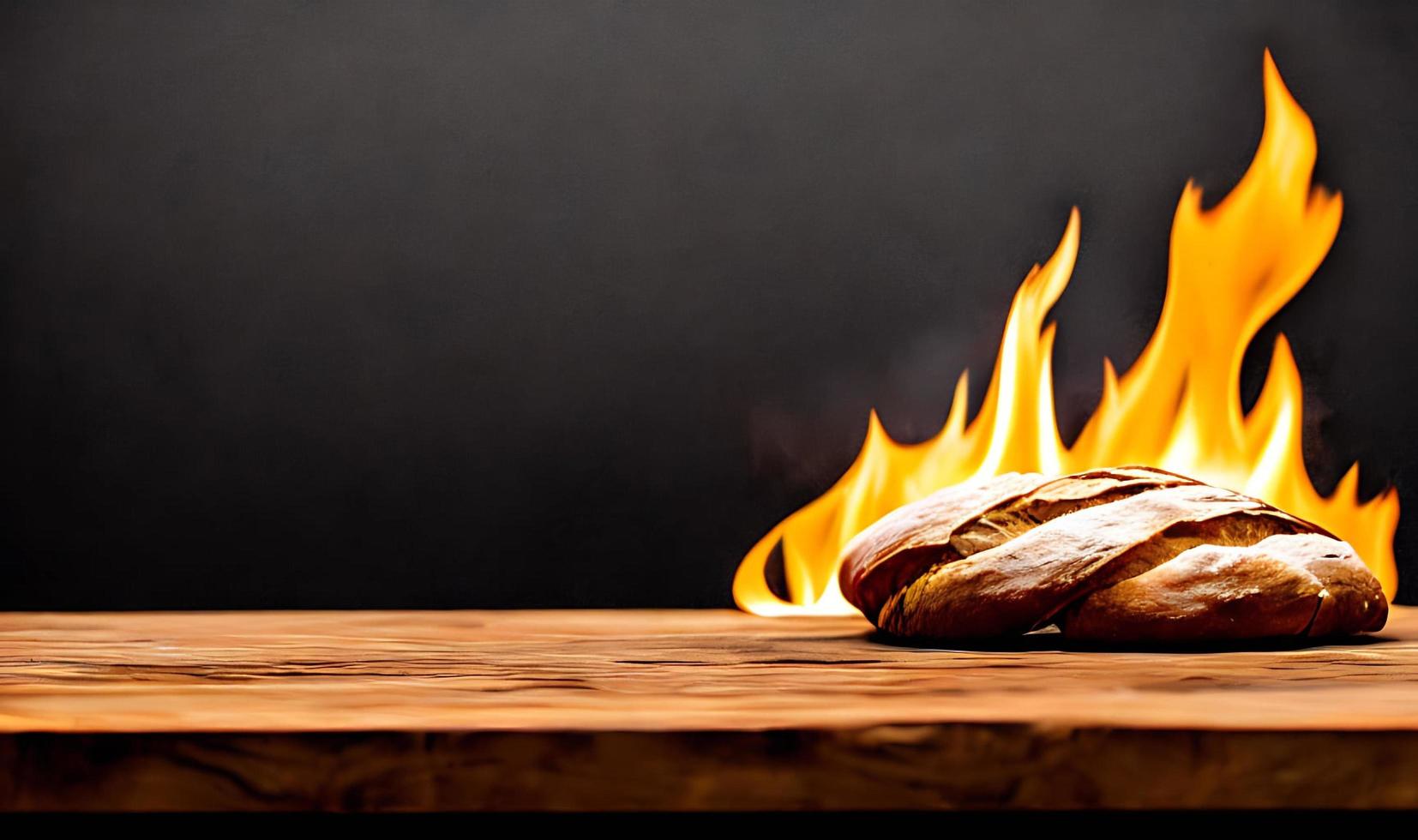 forno - tradizionale fresco caldo cucinato pane. pane vicino tiro. foto