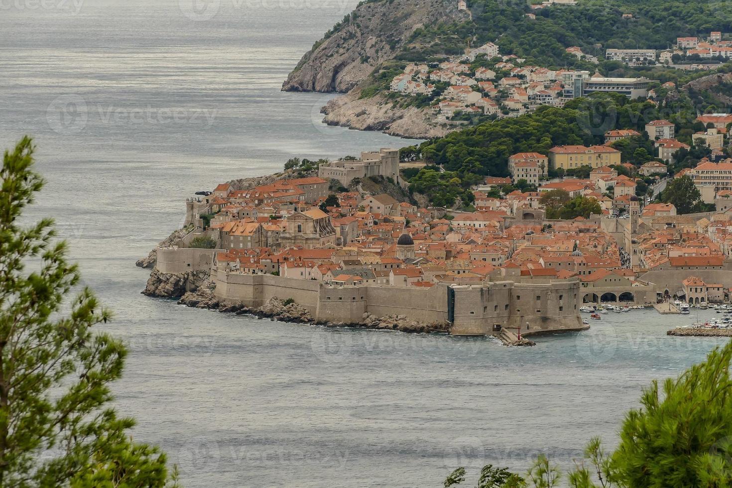 Visualizza di dubrovnik, Croazia foto