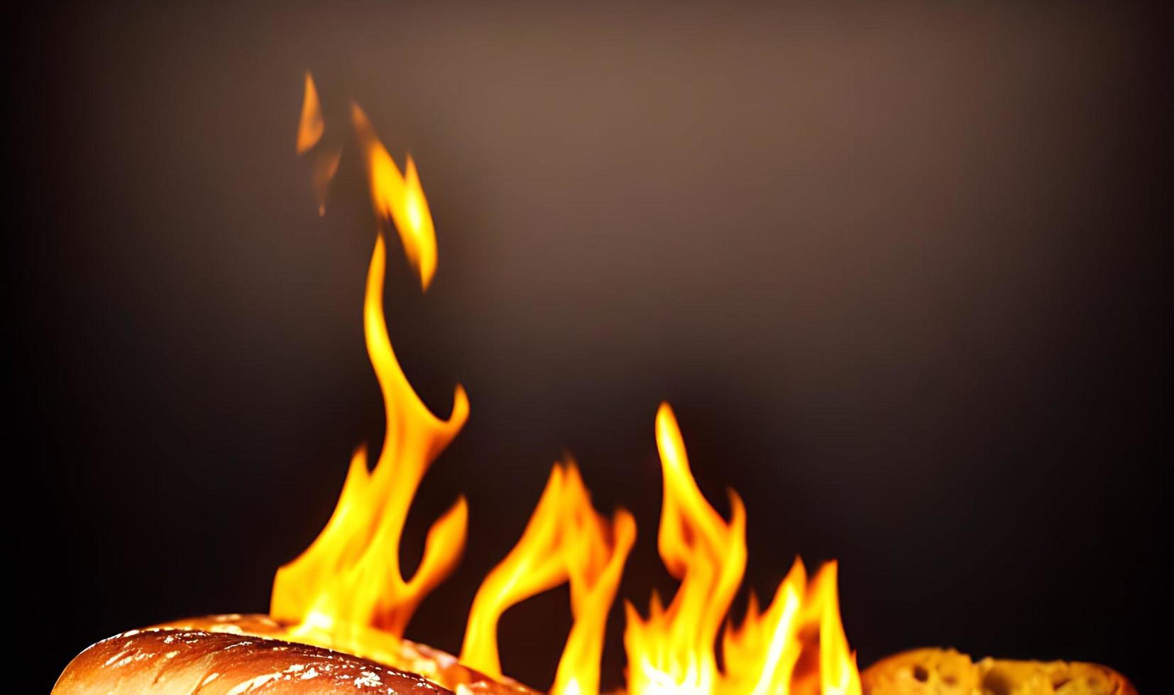 forno - tradizionale fresco caldo cucinato pane. pane vicino tiro. foto