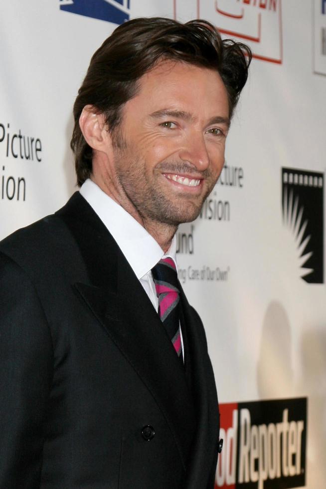 hugh jackman in arrivo a un' bene romanza beneficiando il movimento immagine e televisione fondo a sony studi nel culver città, circa su novembre 8, 2008 foto