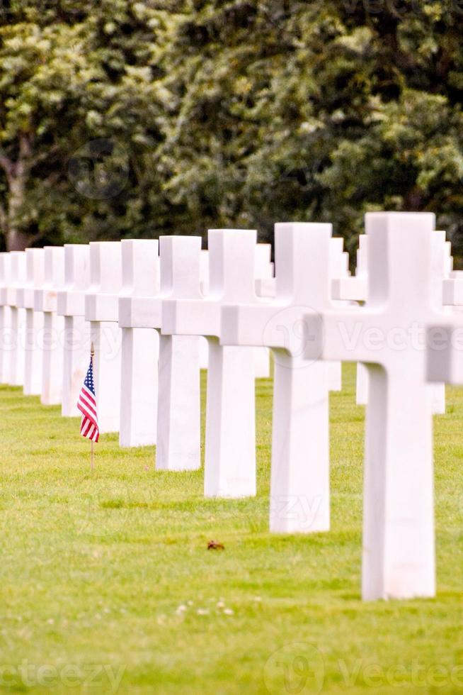 americano cimitero nel Normandia foto