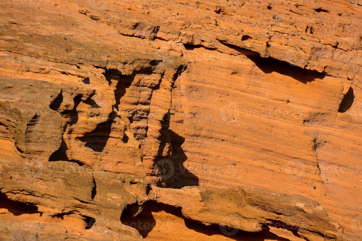 dettaglio della parete del canyon foto