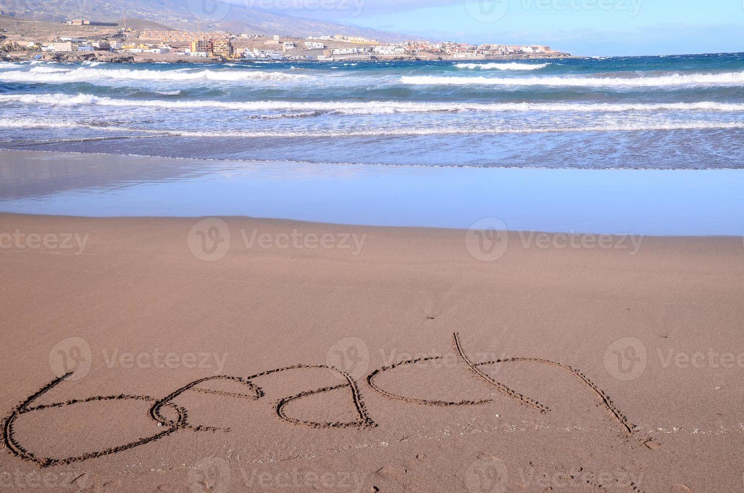 sabbioso spiaggia su il canarino isole foto