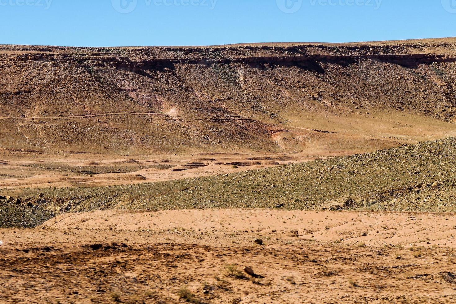 vista del paesaggio del deserto foto