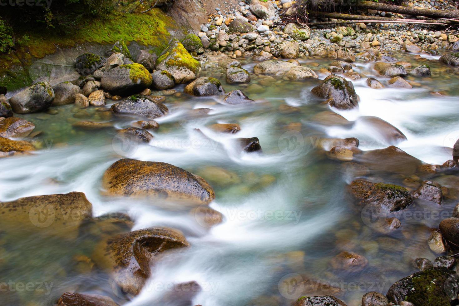 bella coola fiume rapide foto