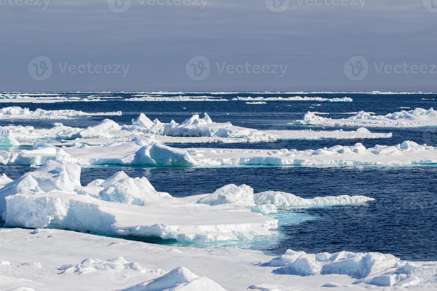 mare Ghiaccio, iceberg nel il artico foto