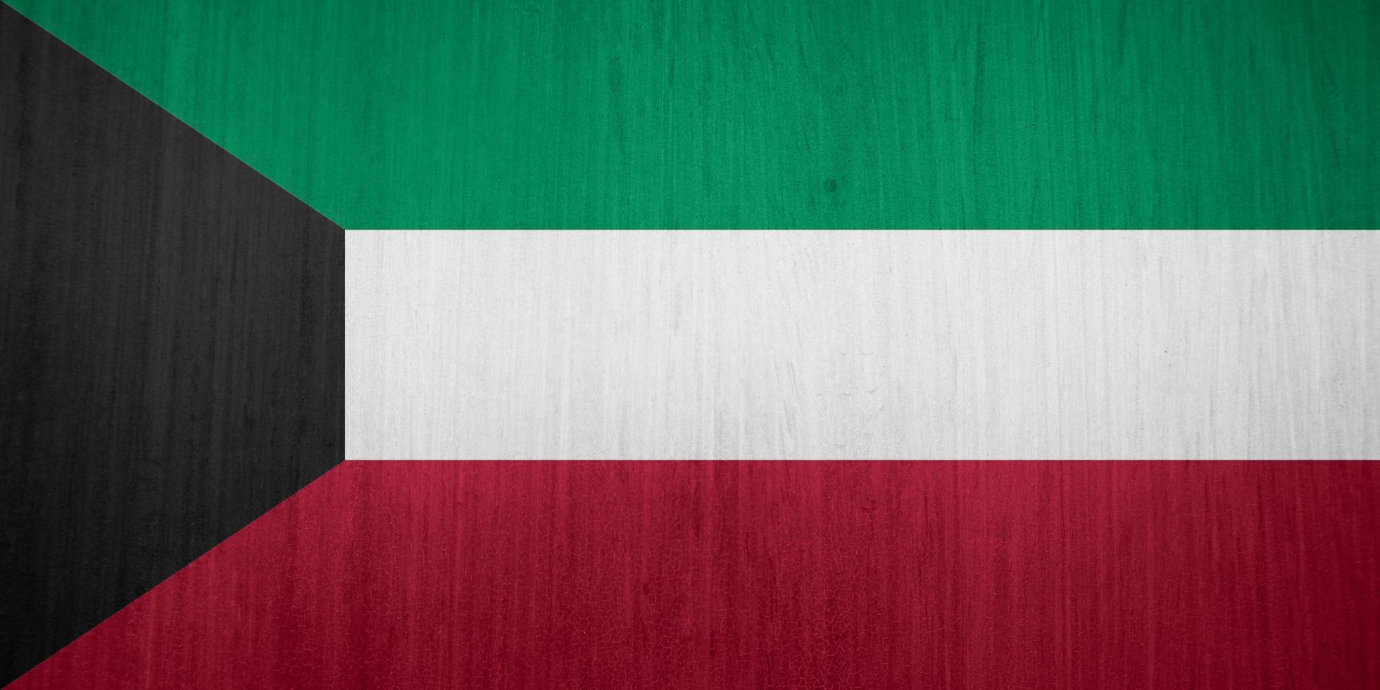 Kuwait bandiera struttura come il sfondo foto