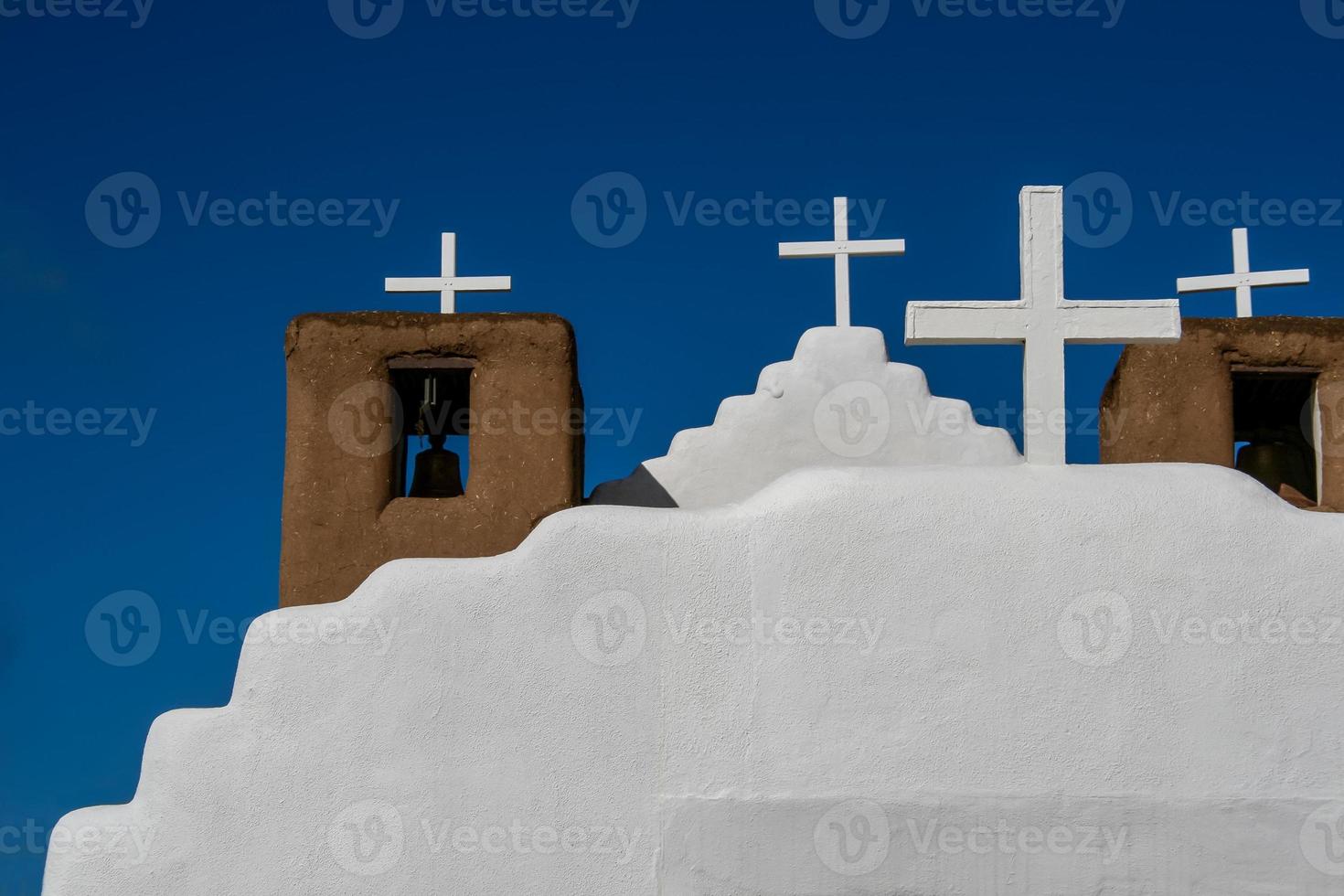 cappella di san geronimo a taos pueblo, stati uniti d'america foto