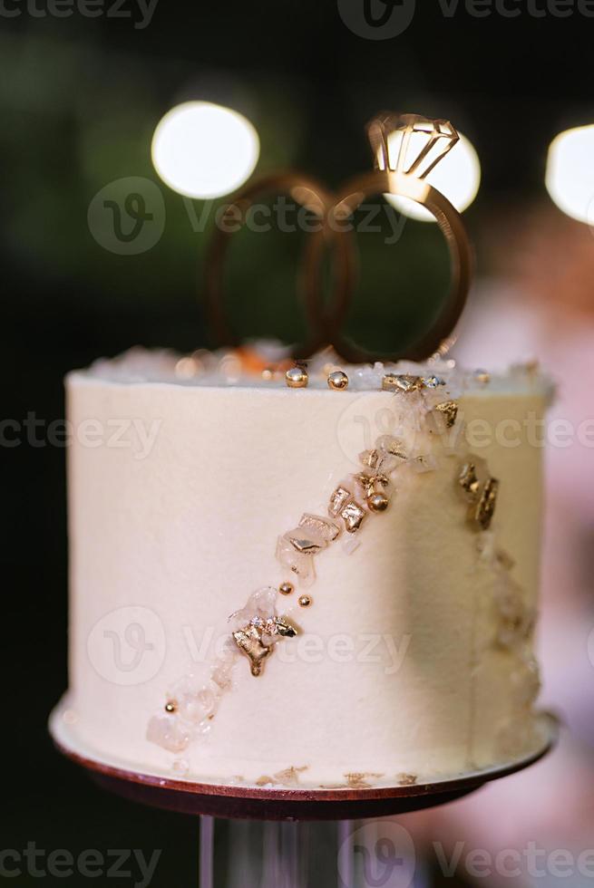 torta nuziale al matrimonio foto