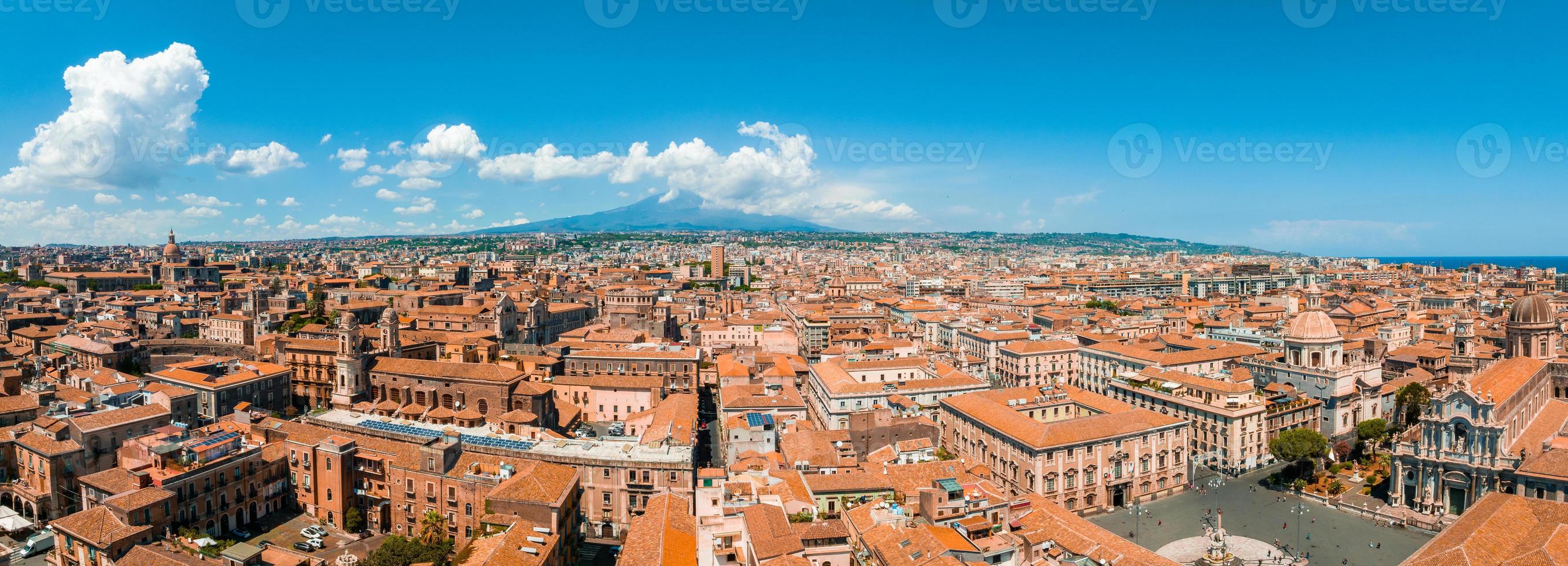 aereo panoramico Visualizza di trapani porto, sicilia, Italia. foto