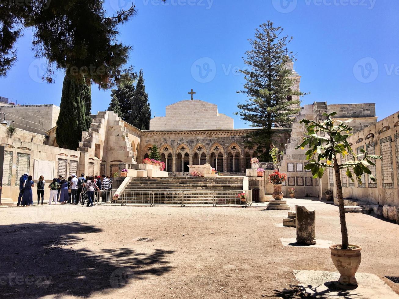 un' Visualizza di il pastore noster Chiesa nel Gerusalemme foto