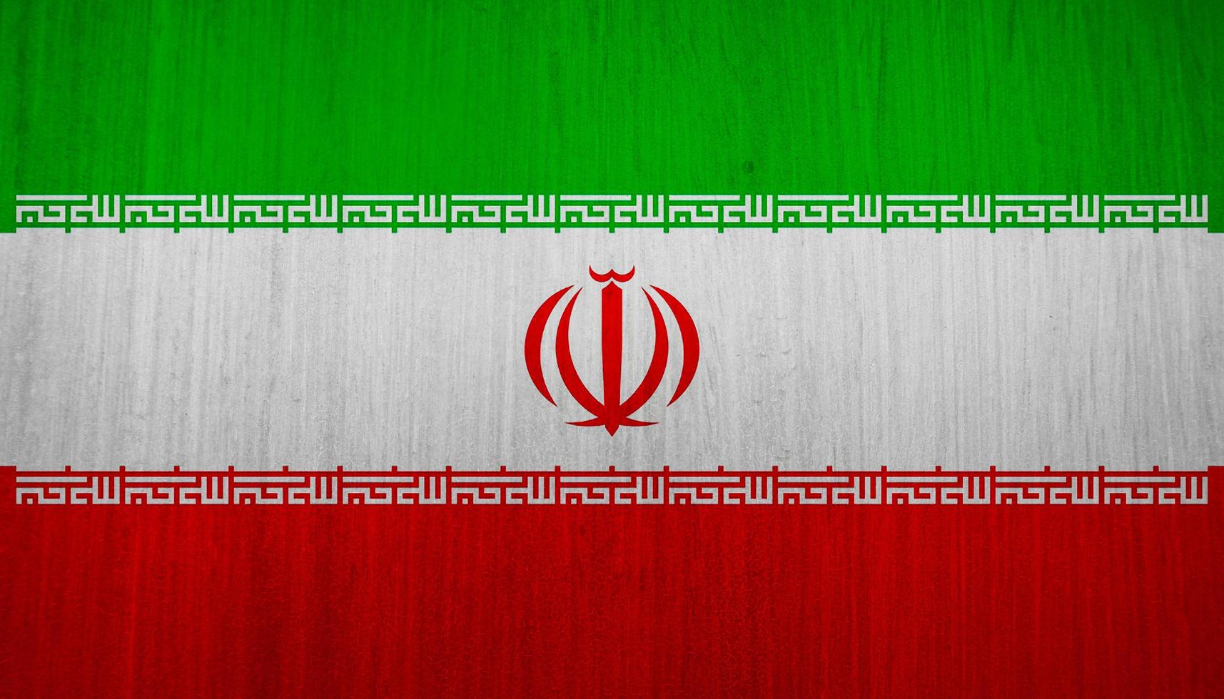 iraniano bandiera struttura come sfondo foto