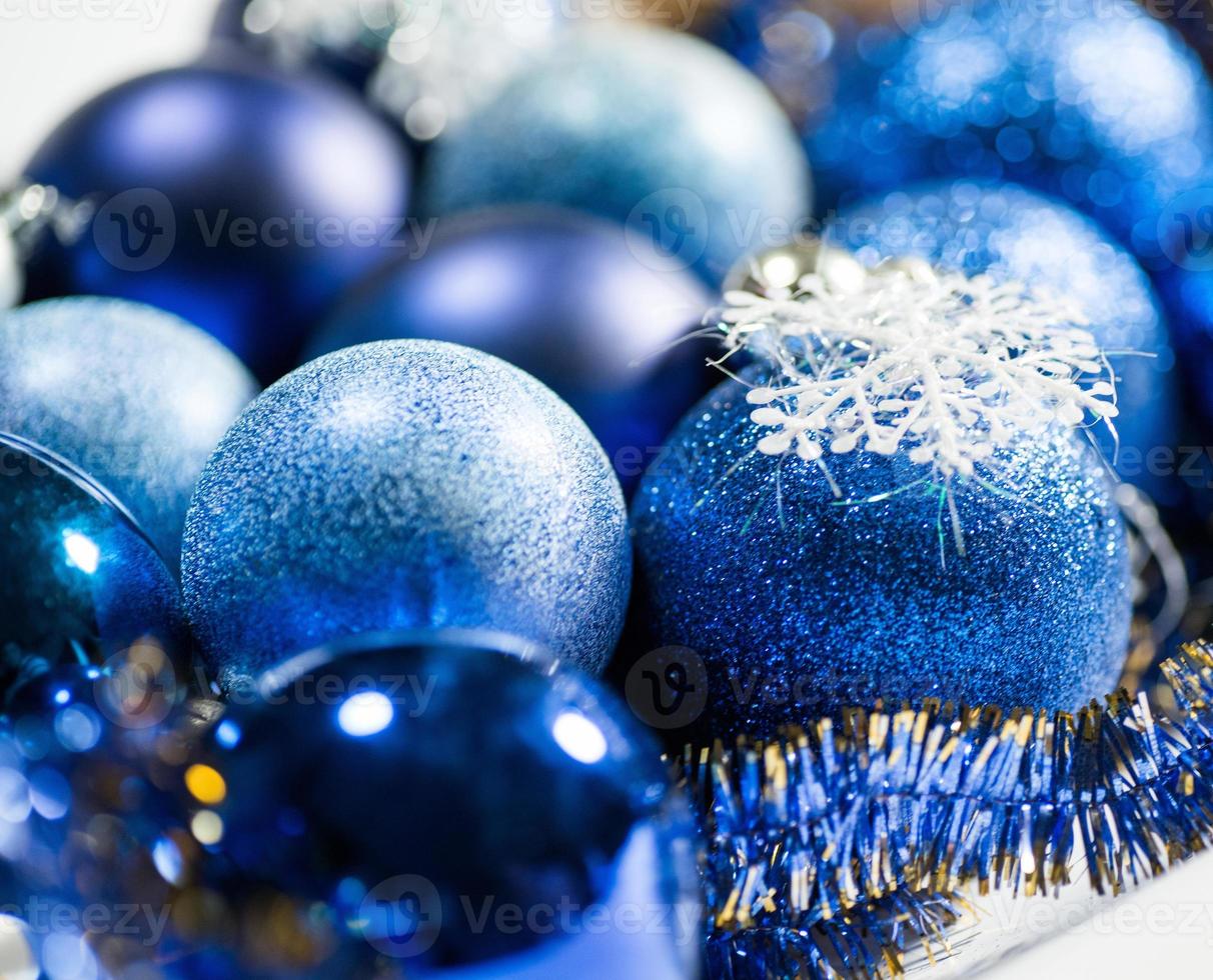 blu Natale decorazione foto