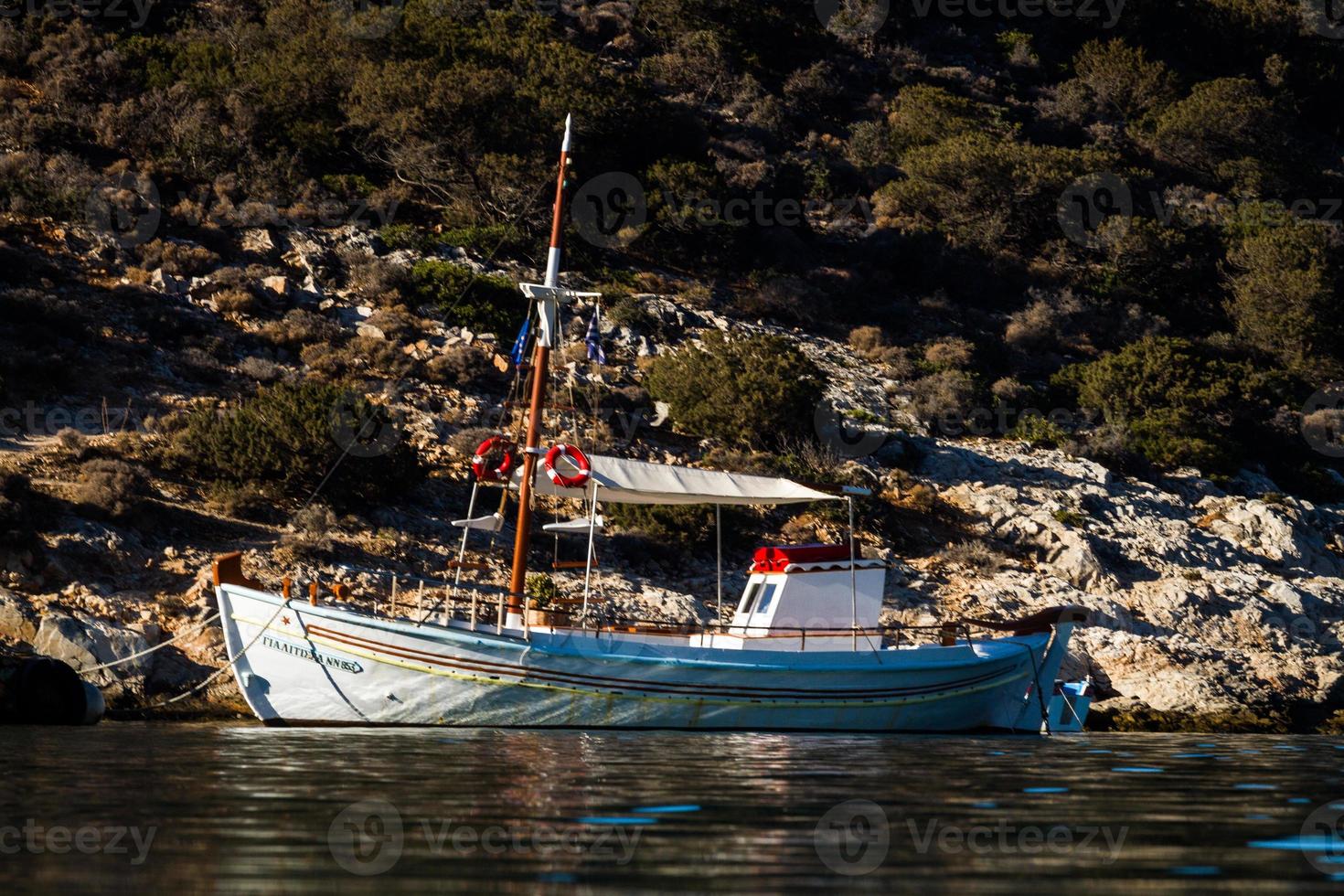 tradizionale pescatore Barche di Grecia foto