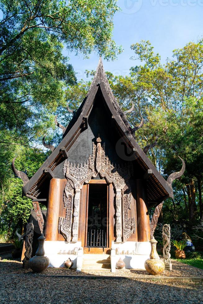 Baan diga Museo o nero Casa, uno di il famoso posto e punto di riferimento nel chiang rai foto