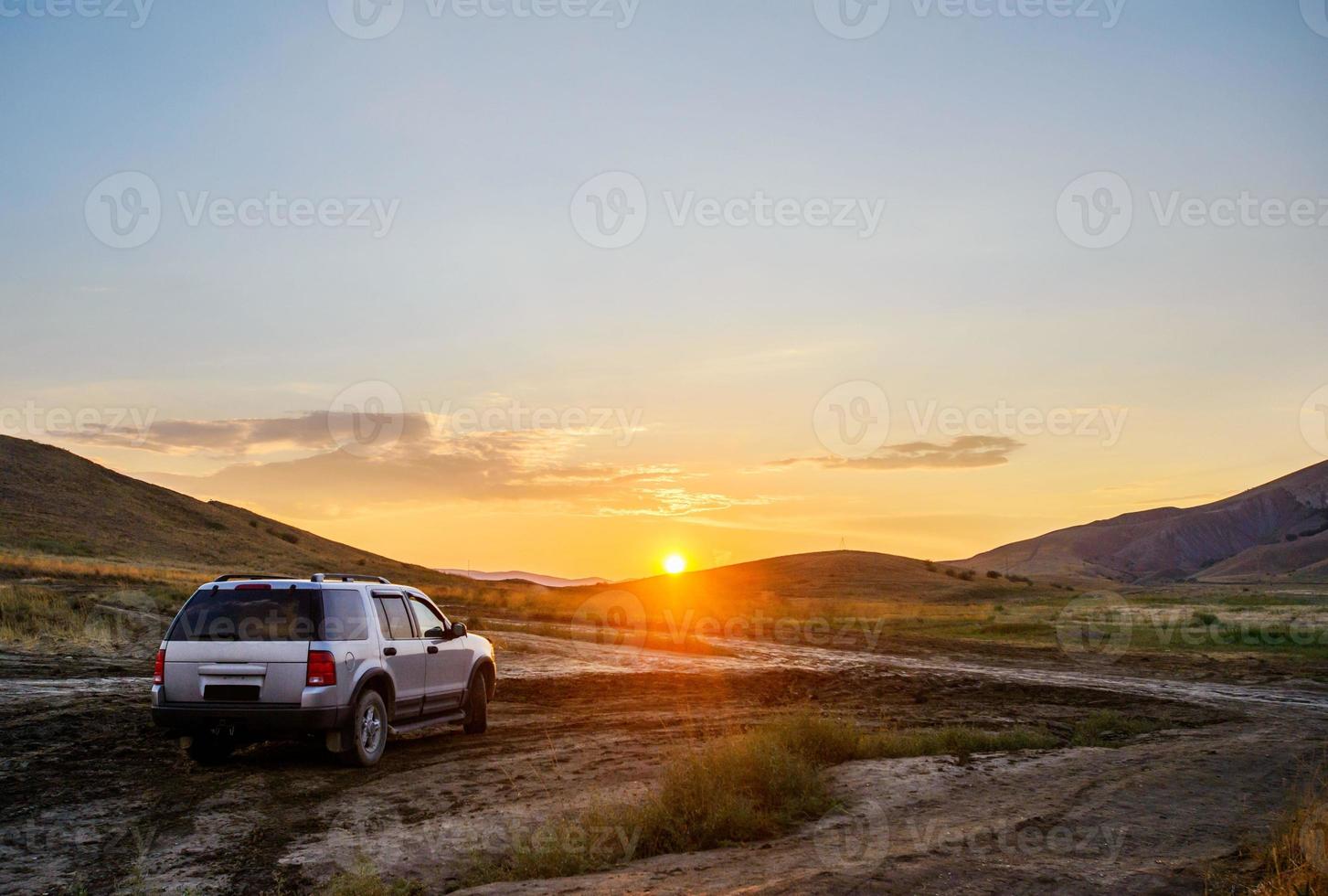 Crimea, bellissimo tramonto foto