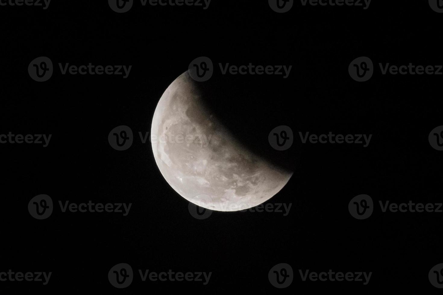 Luna su il buio notte buio sfondo foto