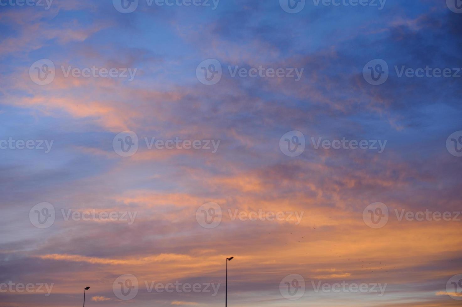 bellissimo romantico tramonto foto