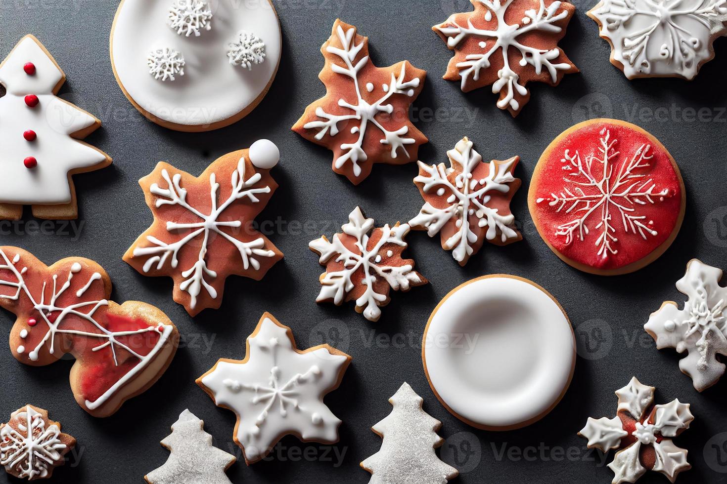 fatti in casa Natale biscotti nel diverso forme foto