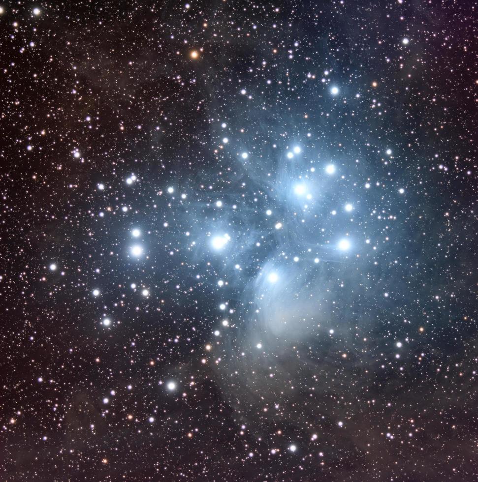 il Pleiadi stella grappolo foto