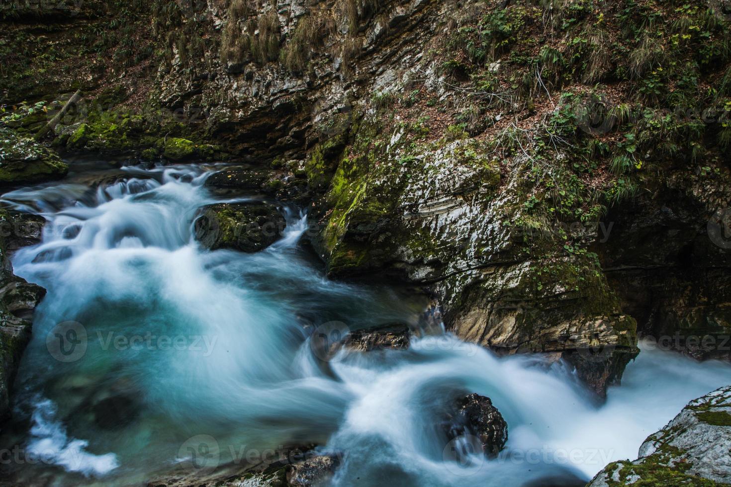 vintgar gola nel triglav nazionale parco nel slovenia foto