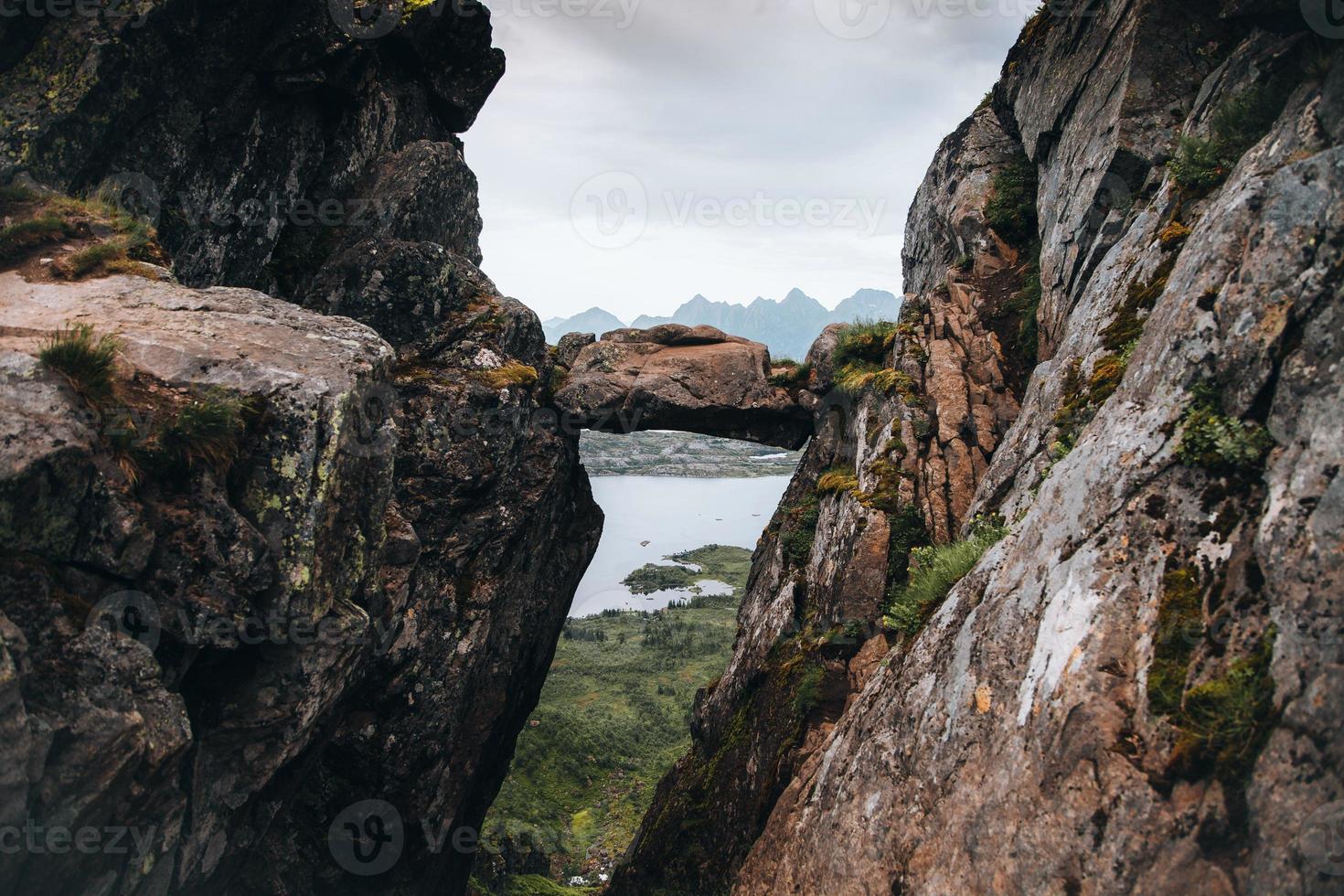 visualizzazioni a partire dal in giro il lofoten isole nel Norvegia foto