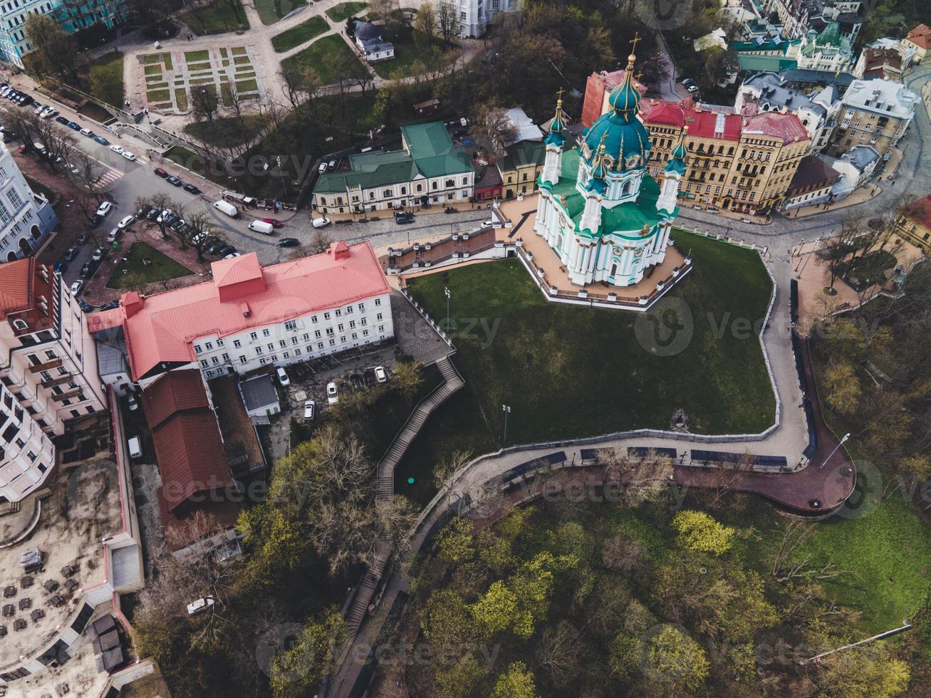 st. di andrea Chiesa visto nel kiev, Ucraina foto